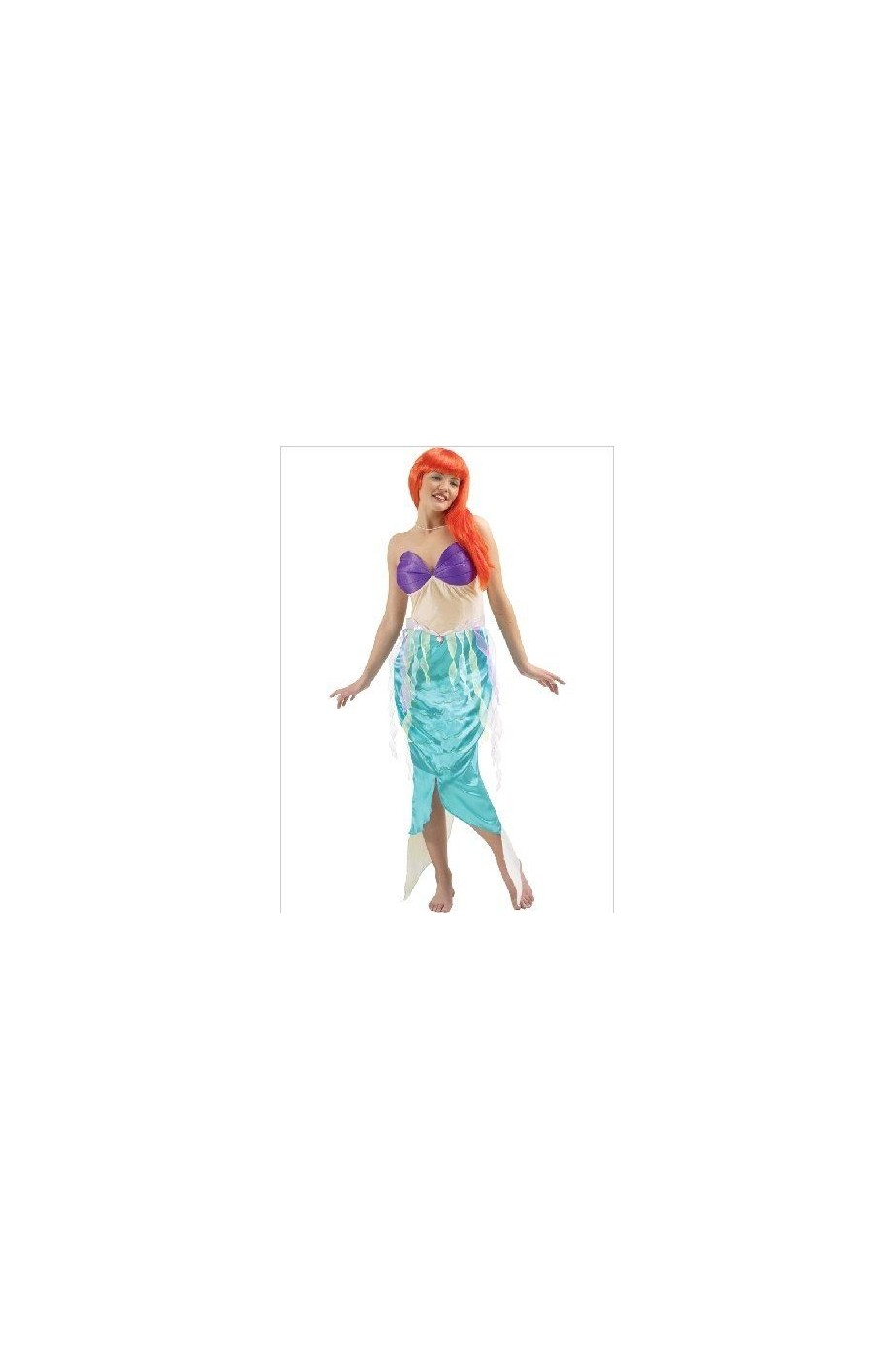 Vestito di Carnevale da donna adulta di Ariel, La Sirenetta Disney
