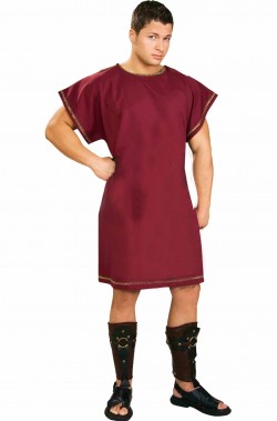 Tunica rossa antico romano o medievale