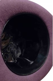 Cappello a cilindro adulto viola sartoriale con piccole macchie