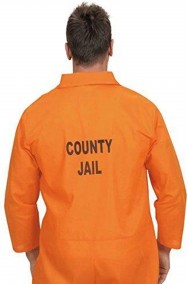 Costume da Detenuto Carcerato Americano Arancione