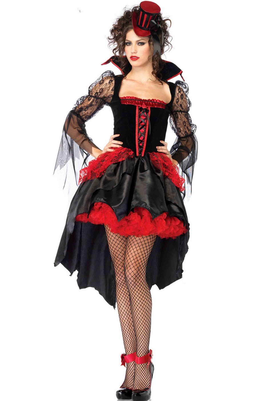 Costume Halloween donna Burlesque Vampira Costume Halloween donna Burlesque Vampira