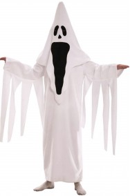 Costume halloween uomo fantasma che urla