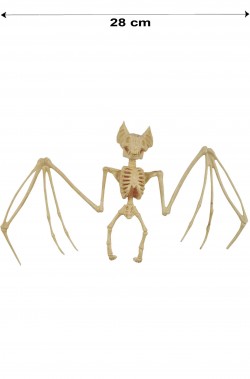 Scheletro di Pipistrello decorazione halloween largo 28 cm