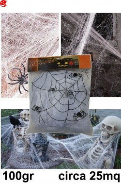 Decorazioni Halloween da appendere scheletri di pipistrello e ragno