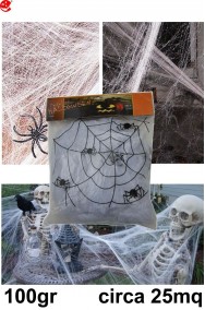 Decorazioni Halloween da appendere scheletri di pipistrello e ragno