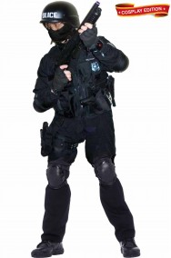 Costume cosplay uomo divisa d'assalto SWAT Los Angeles