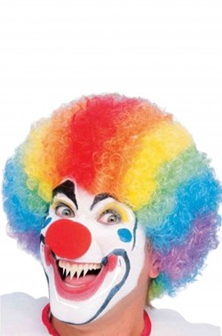Allestimento Halloween Circo dell'Orrore clown trapezista morto