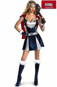 Costume donna Thor sexy Dal Film The Avenger
