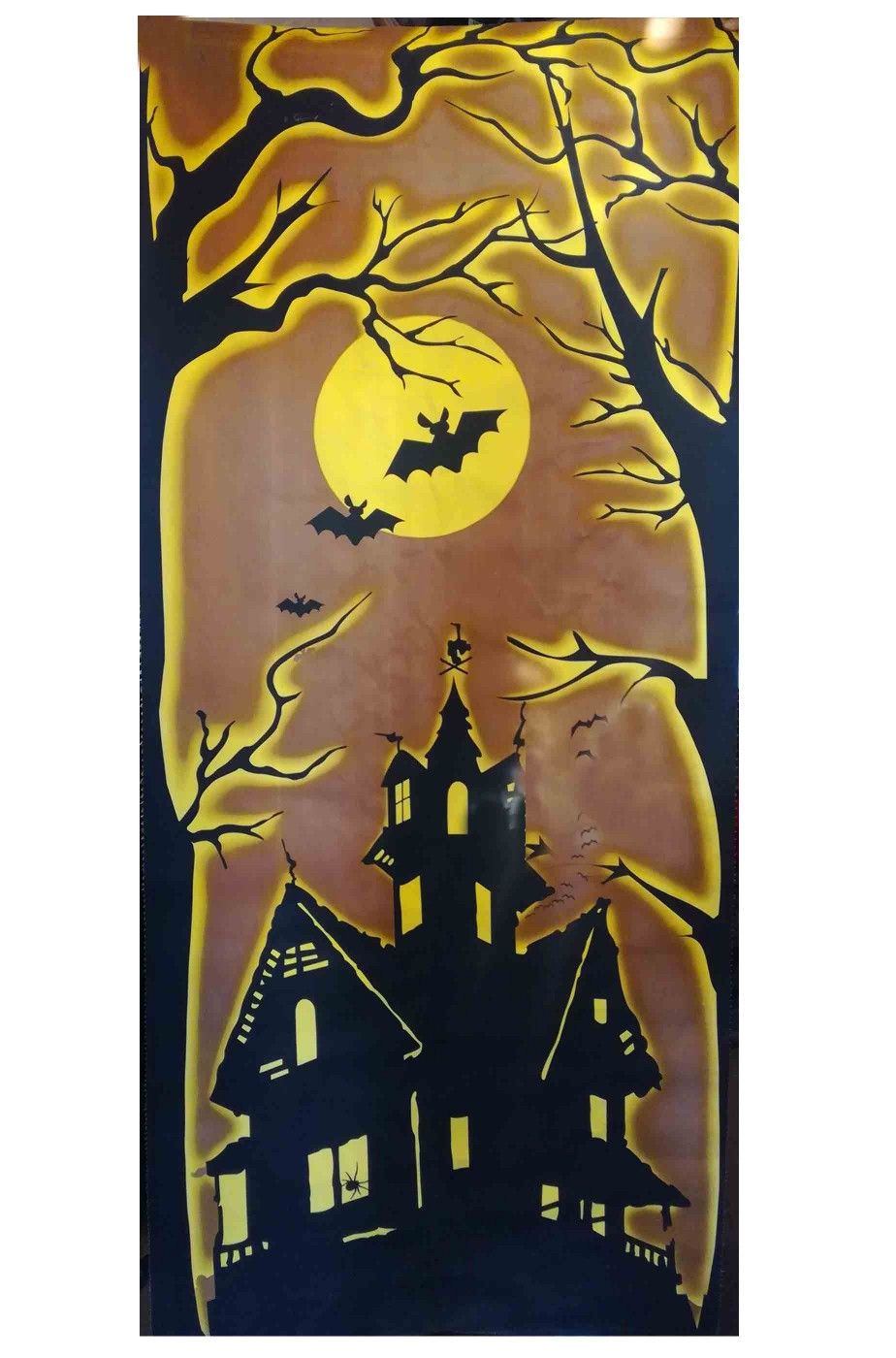 Pannello per sfondo decorazioni Halloween casa stregata