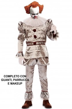 Clown Horror Costume di IT Pennywise 2017 adulto
