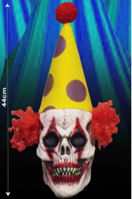 Allestimento decorazione Halloween Clown Horror decorazione halloween testa da appendere