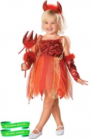 Costume Halloween Bambina Diavola Diavolessa Diavoletta