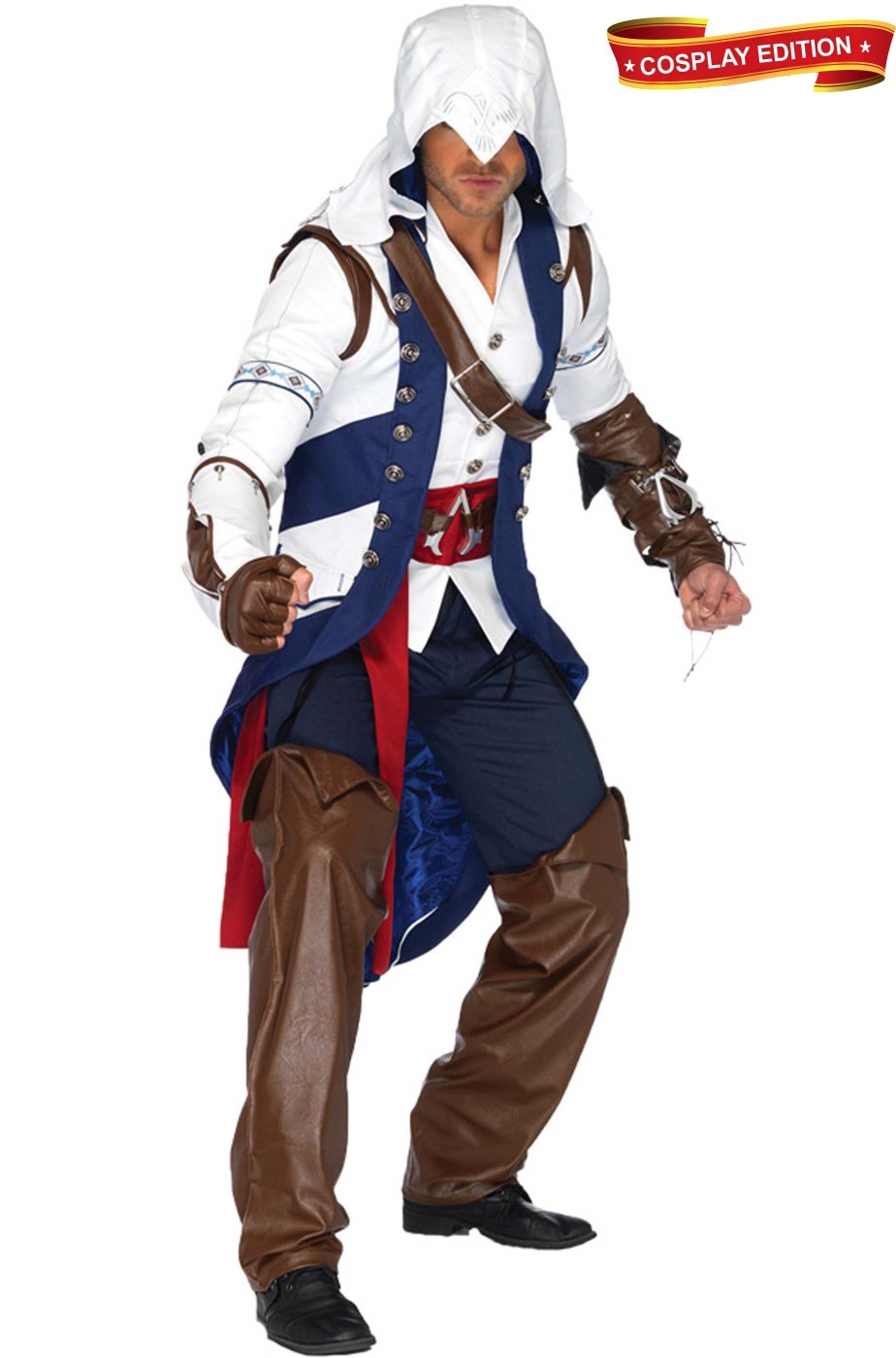 Costume Assassin's Creed di Connor da particolare della coda
