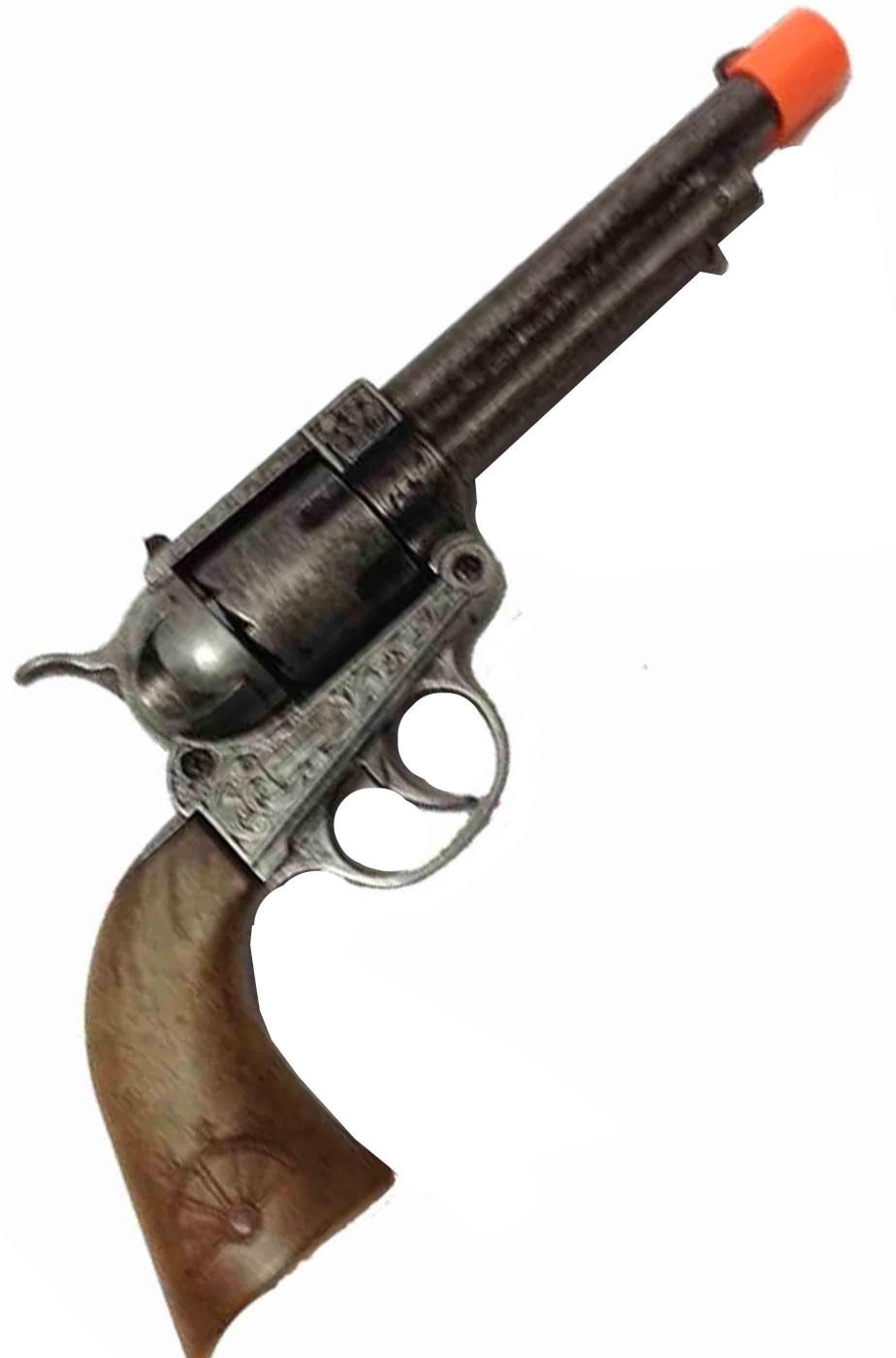 Pistola giocattolo in metallo revolver cowboy polizia chicago anni 20