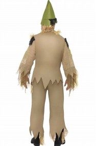 Vestito da spaventapasseri adulto del Mago di Oz posteriore