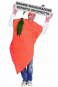 Costume di carnevale mascotte da Carota adulto