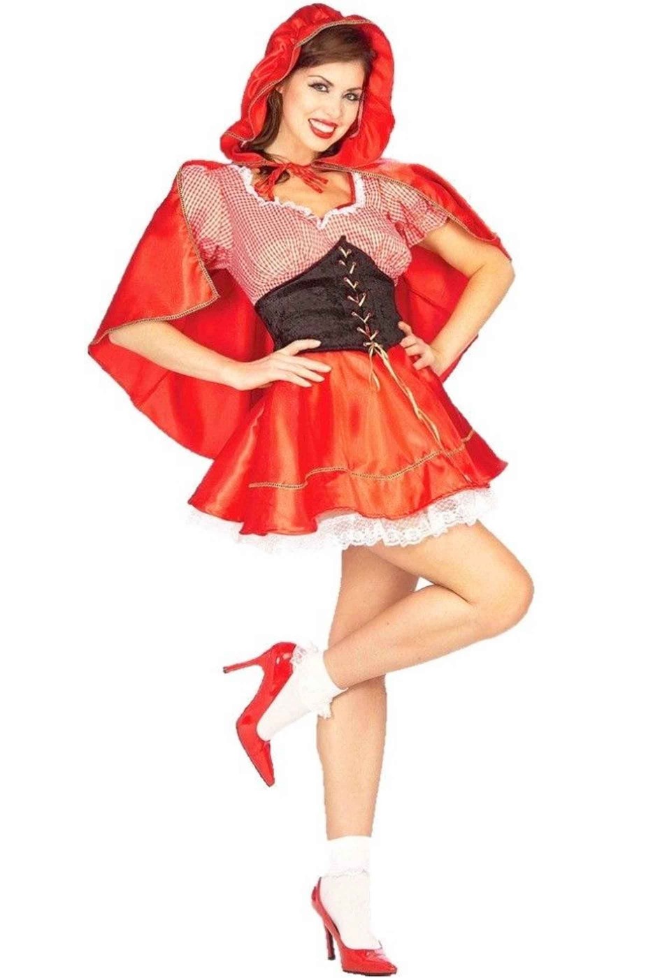 costume di cappuccetto rosso donna adulta taglia L