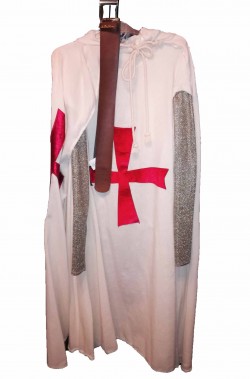Cavaliere Crociato Templare Medievale adulto Cavaliere Crociato Templare Medievale adulto
