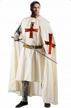 Cavaliere Crociato Templare Medievale adulto Cavaliere Crociato Templare Medievale adulto