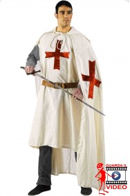 Cavaliere Crociato Templare Medievale adulto senza pantalone