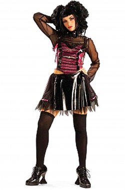 Costume donna teen dark punk
