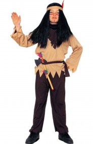 Costume carnevale Bambino Indiano Toro Seduto