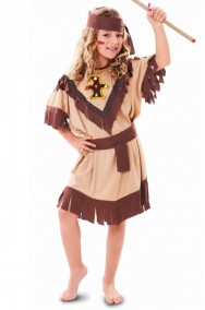 Costume carnevale Bambina Principessa Indiana