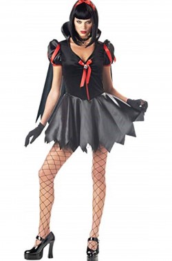 Costume donna Halloween Biancaneve horror