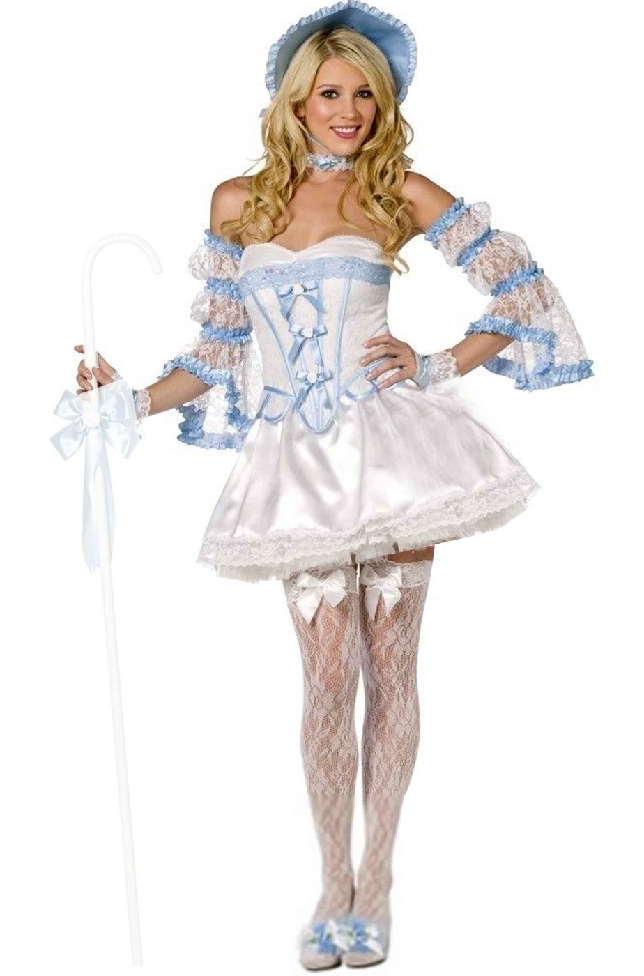 vestito di carnevale Alice in wonderland adulta classica con calze