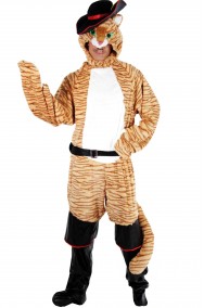 Mascotte Gatto con gli Stivali adulto