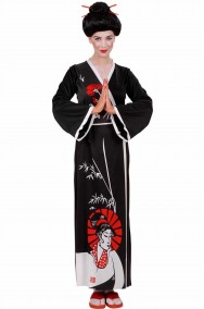 Costume donna giapponese cinese geisha 