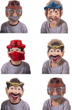 Set maschere bambino offerta assortimento uomini strani