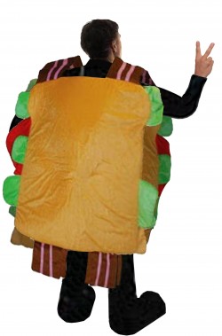 Costume Mascotte Panino Toast Sandwitch