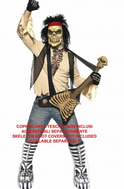 Costume uomo Halloween zombie rocker metallaro