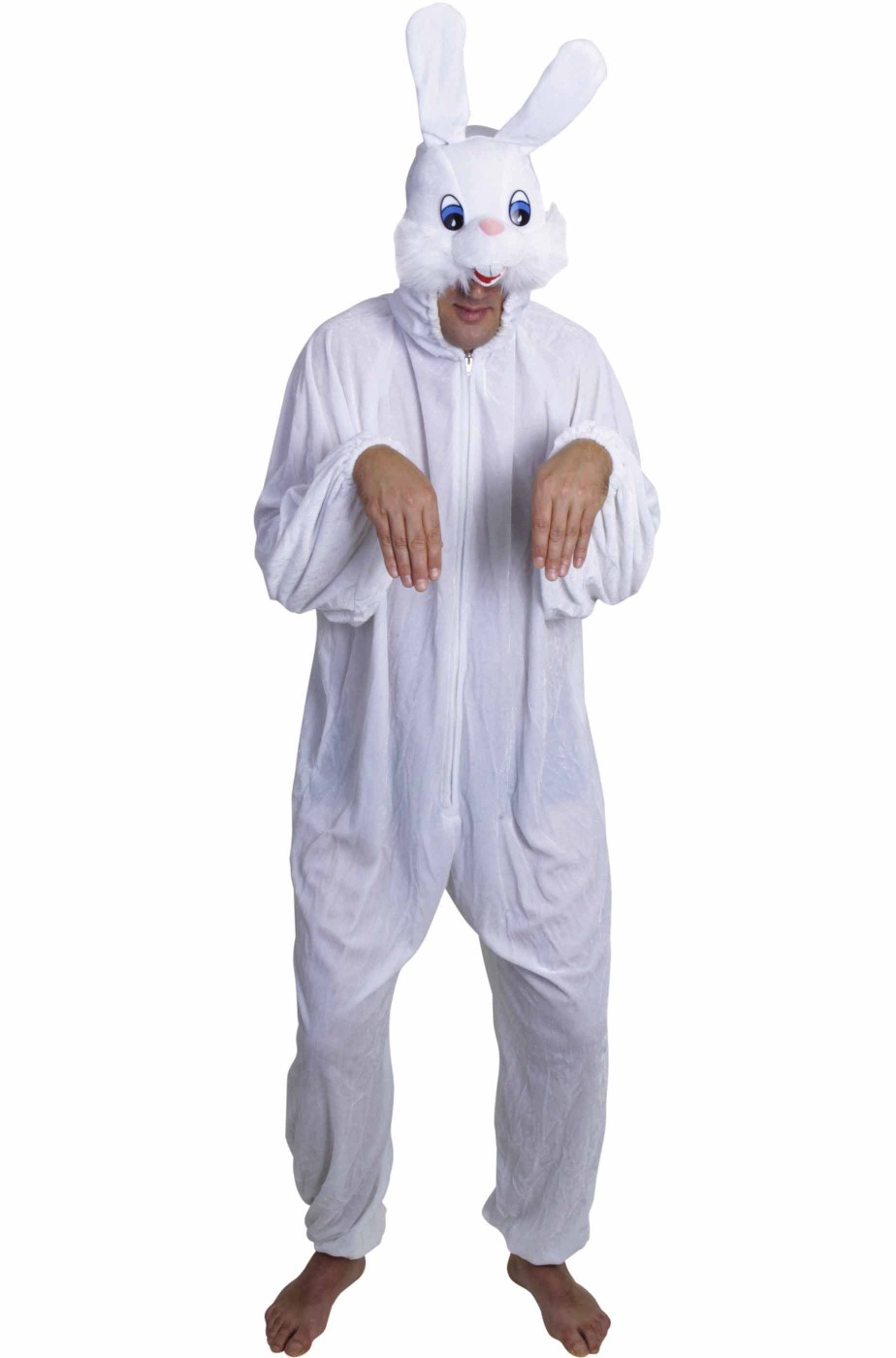 Costume adulto coniglio bianco bianconiglio