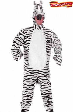 Costume carnevale mascotte Zebra con grande testa rigida