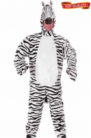Costume carnevale mascotte Zebra con grande testa rigida