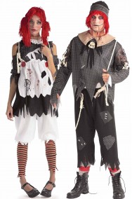 Coppia di Costumi Halloween Adulto bambolotti dell'orrore