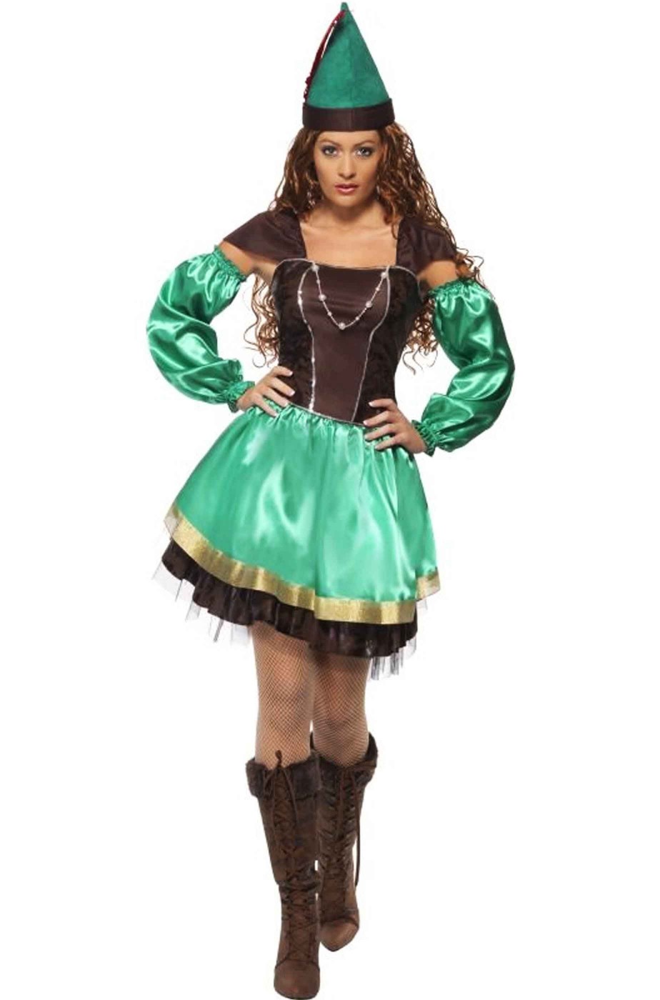 Vestito di carnevale da donna Robin Hood