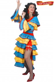Costume da ballerina Brasiliana Spagnola flamenco donna adulta 