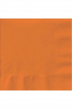 Set 20 tovaglioli di carta party arancione 33x33