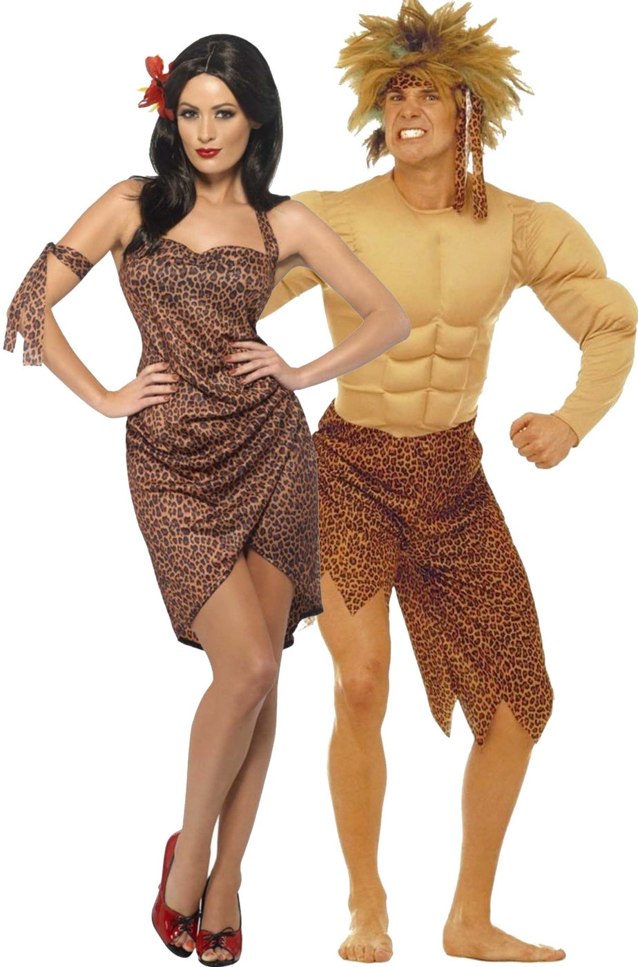 Coppia di costumi di Carnevale adulto Tarzan e Jane