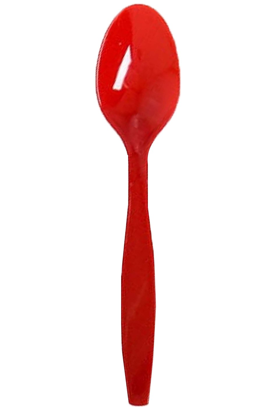 Red Party posate cucchiai rossi di plastica 24 pezzi