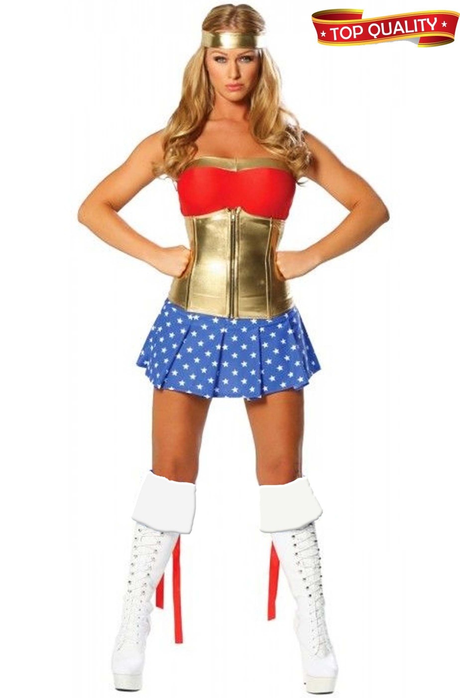 Costume donna Wonder Woman American Lady