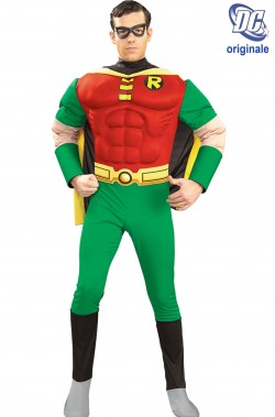 Costume Robin di Batman de luxe con muscoli