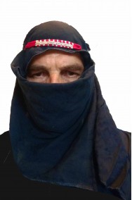 Cappello nero da arabo Sceicco Tuareg