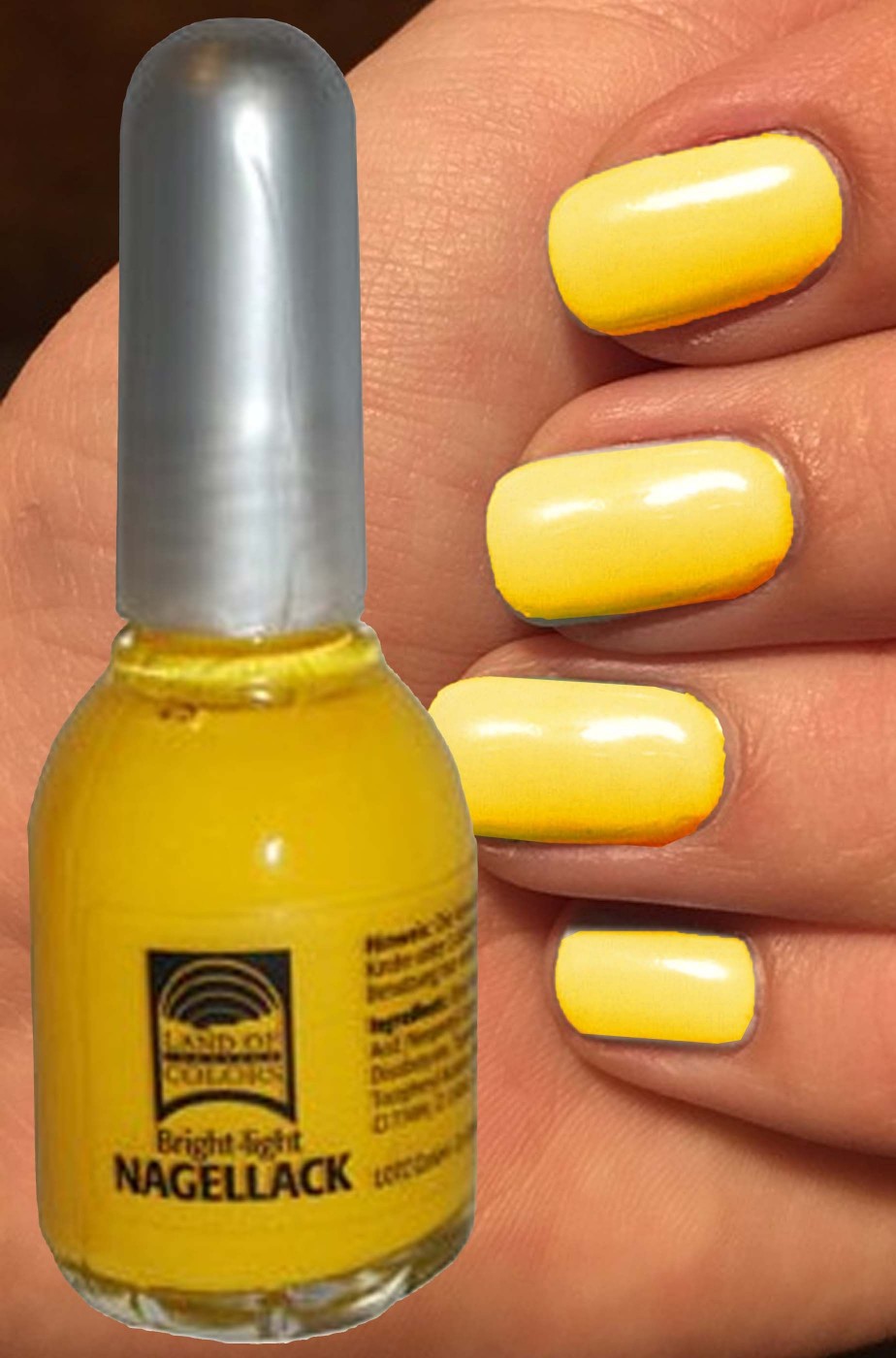 Smalto per unghie giallo per nail art 15 ml