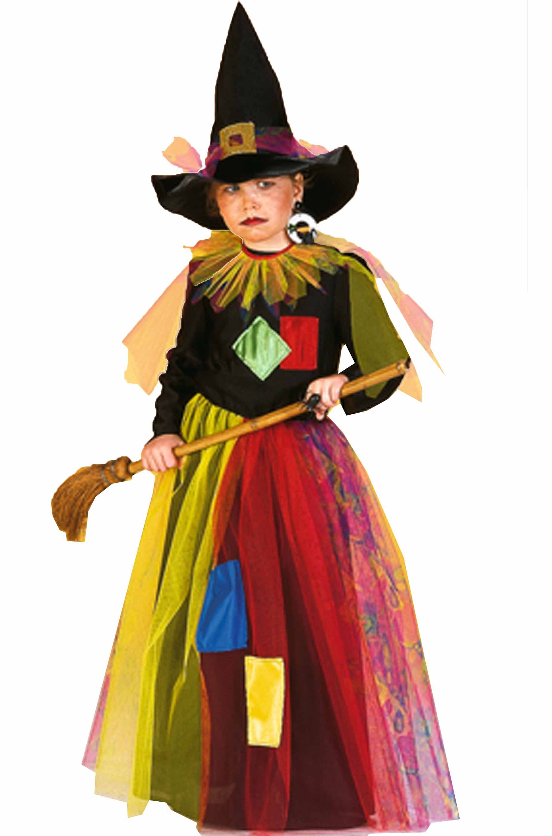 Donna Cappello Strega Dolcetto o Scherzetto Arancione Halloween Horror Costume streghe