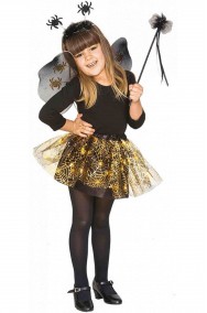 Set per costume Halloween economico bambina fata dei ragni