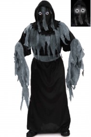 Costume carnevale bambino spirito horror maschera 